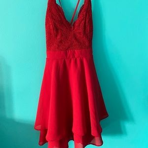 spicy mini red dress🌶